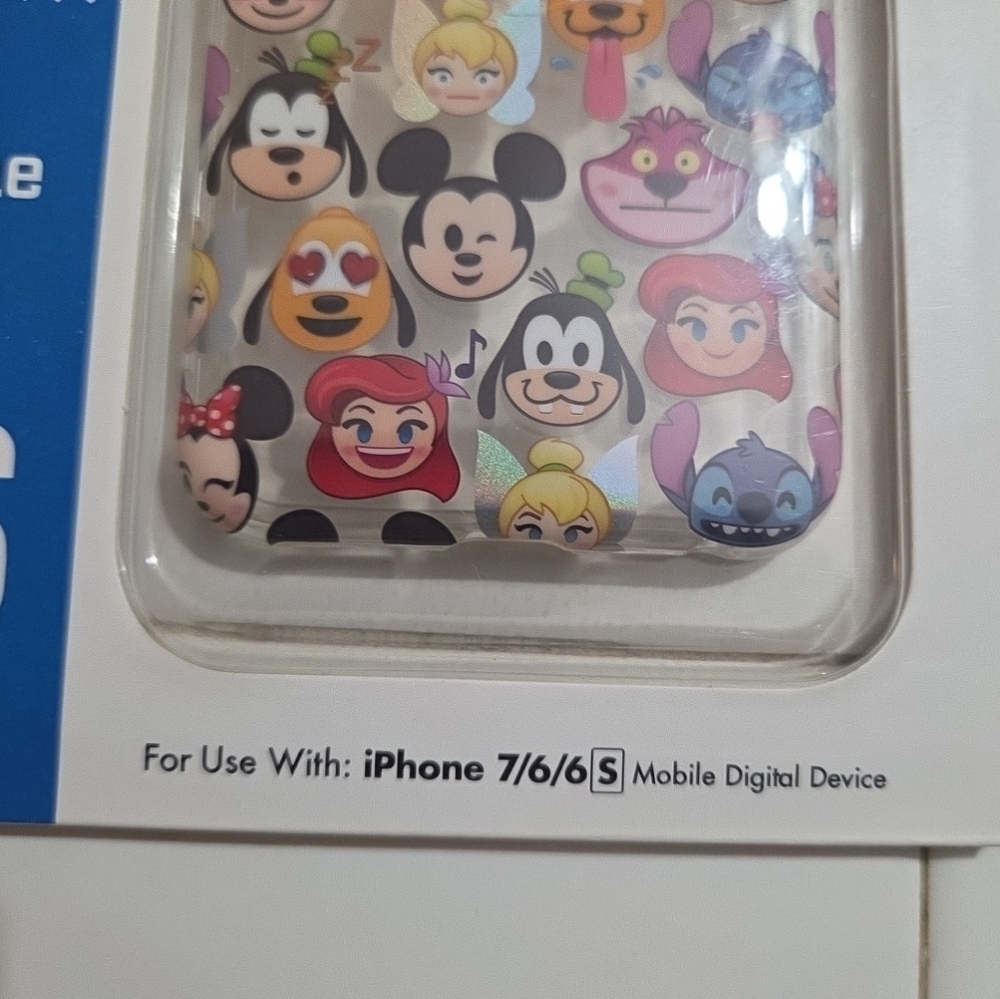 Disney Multicolor Emoji Character Hard Case for iPhone 7/6/6S - Picture 2 of 6